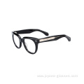 Factory Price Luxury Big Lenses Full Rim Acetate Spectacles For Unisex